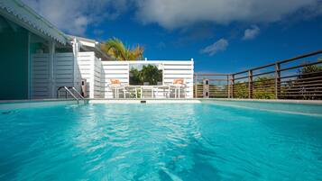 2 indoor pools, pool loungers