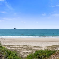 Beach nearby, white sand