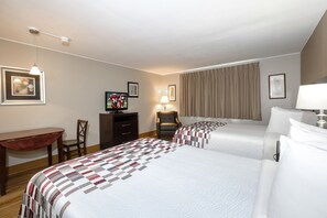 1 bedroom, desk, laptop workspace, iron/ironing board