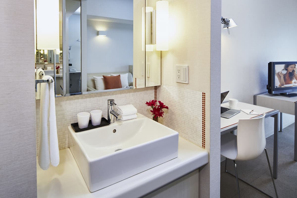 premier studio (double) | bathroom sink
