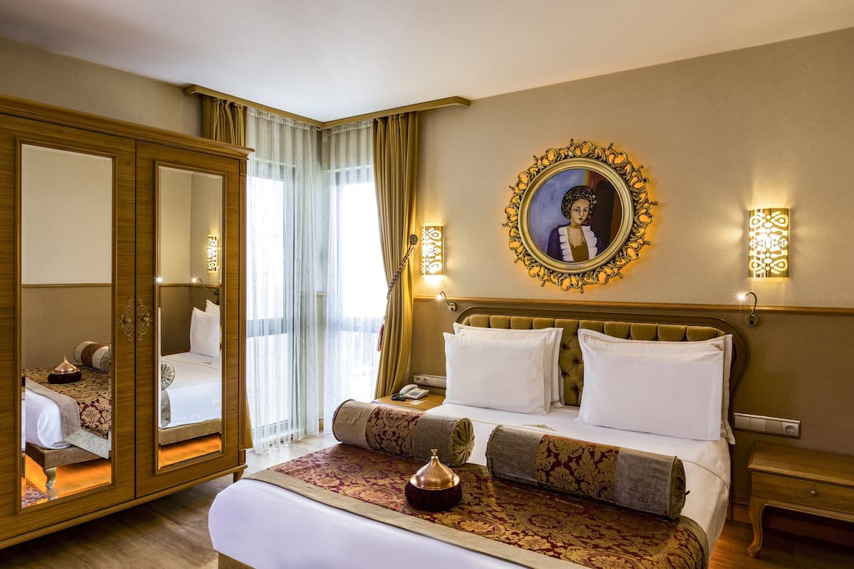 Deluxe Double Room with Hamam Concept | 1 Schlafzimmer, hochwertige Bettwaren, Minibar, Zimmersafe