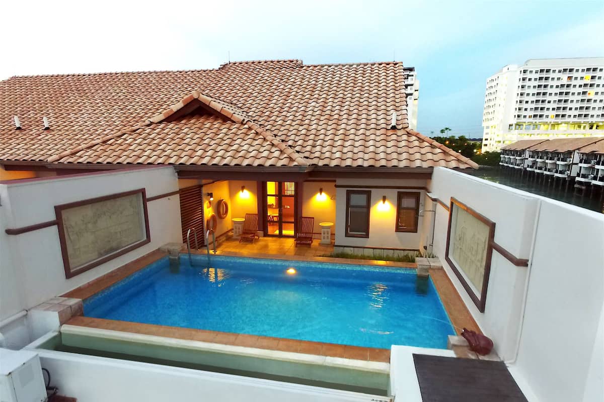 Biệt thự Grand, có thể sử dụng hồ bơi | Bộ đồ giường cao cấp, minibar, két bảo mật tại phòng 