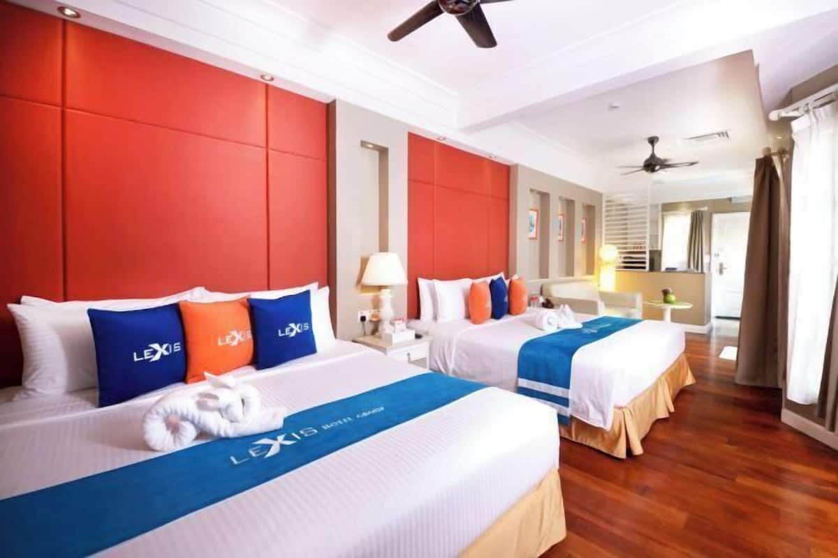 Bộ đồ giường cao cấp, minibar, két bảo mật tại phòng 