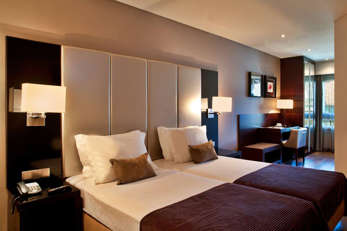 In-room safe, desk, blackout curtains, free cots/infant beds