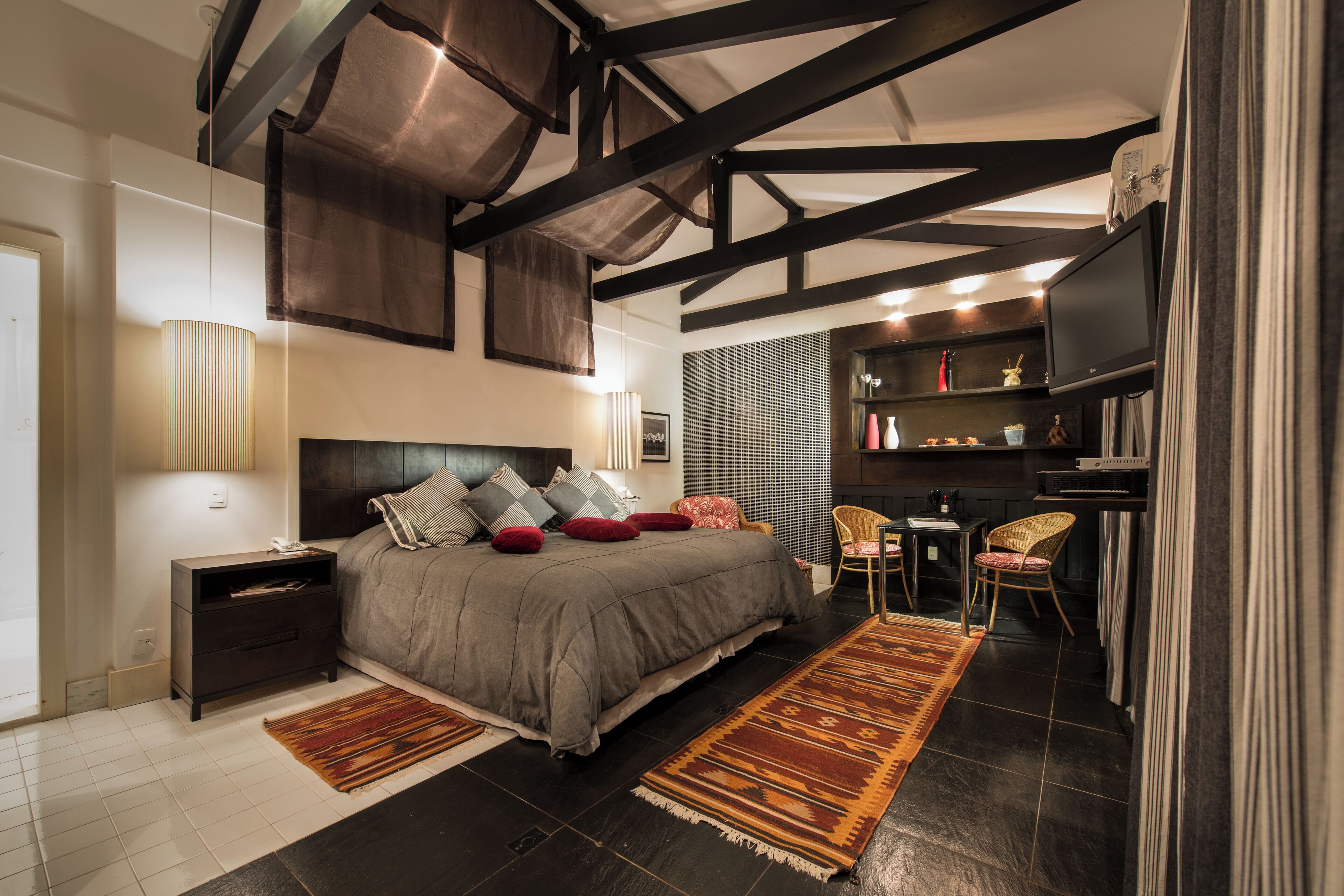 Egyptian cotton sheets, minibar, in-room safe, individually decorated