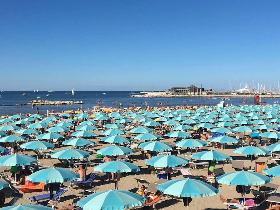 Privatstrand in der Nähe