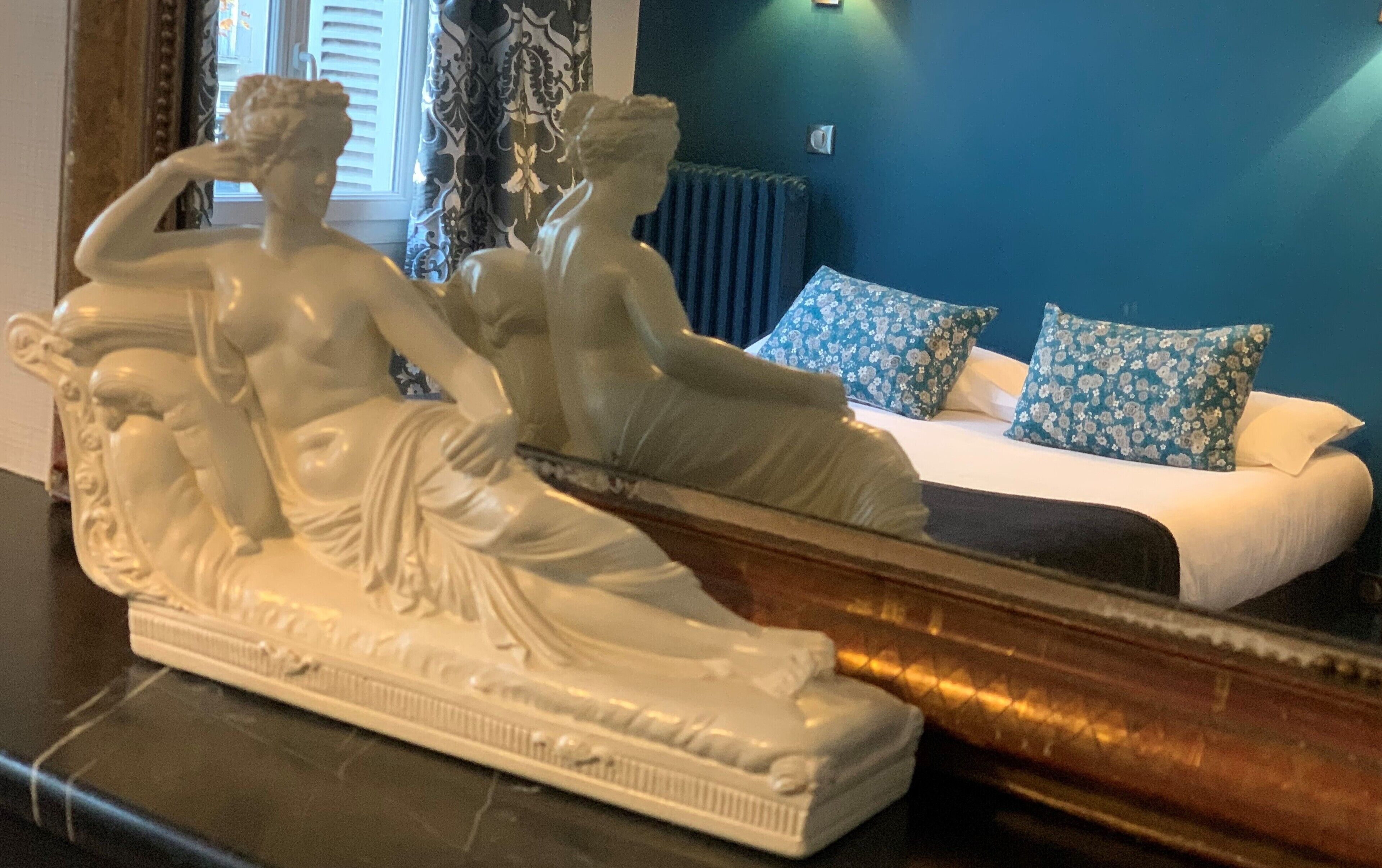 comfort quadruple room | individually decorated, individually furnished, desk, blackout curtains