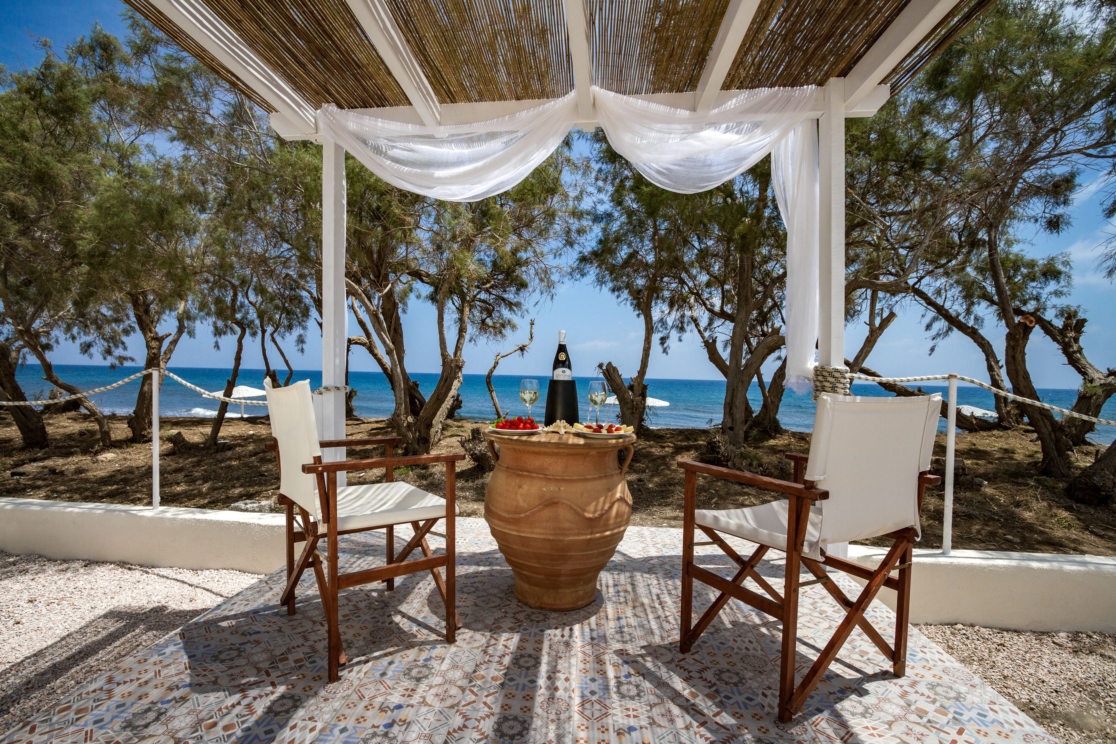 suite, private pool, sea view | terrace/patio