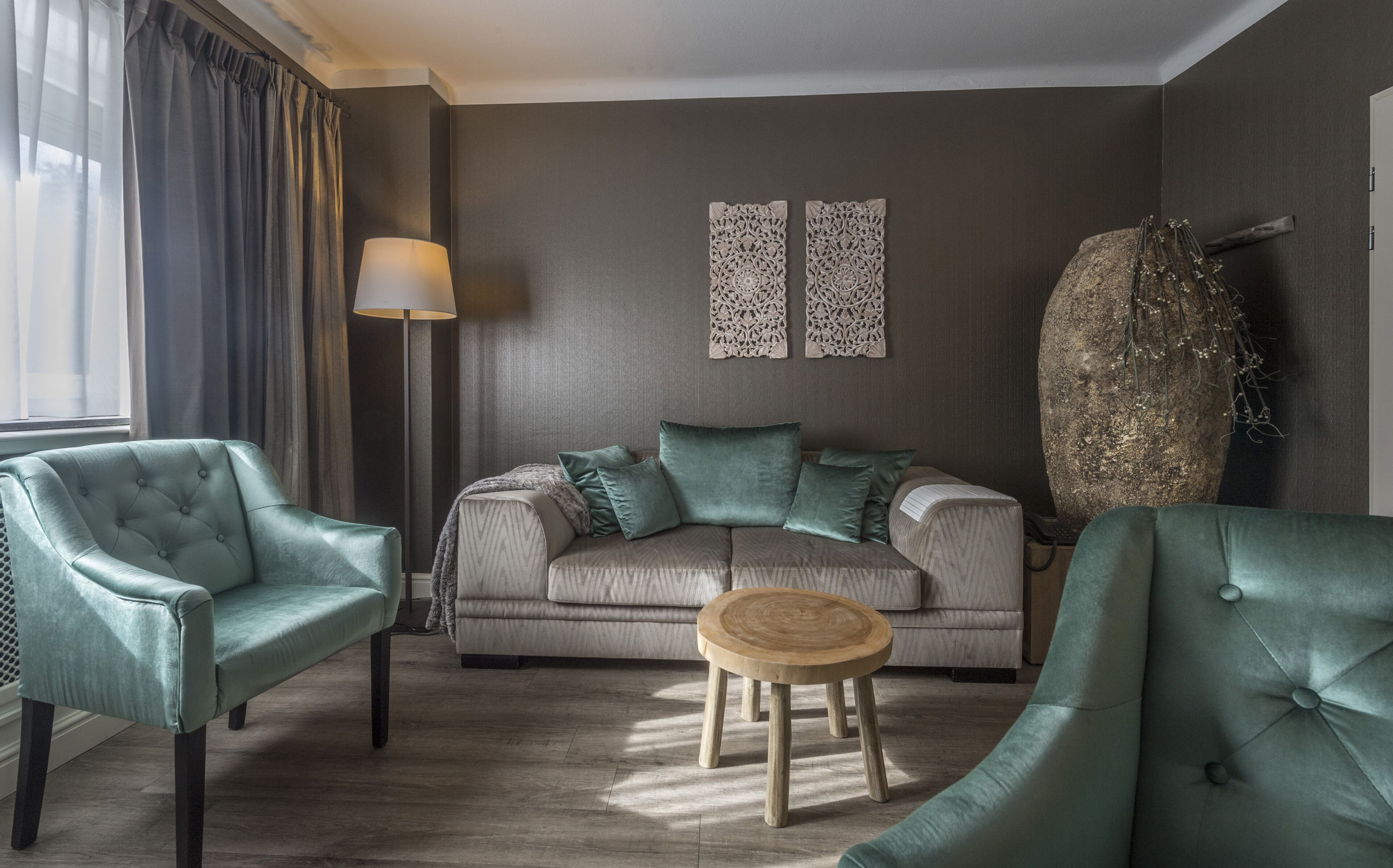 junior suite | 1 bedroom, pillow-top beds, in-room safe, desk