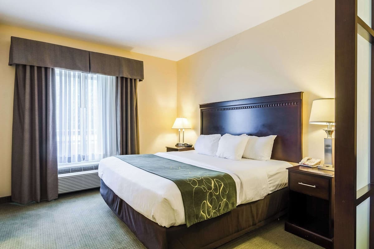 Suite, Non Smoking | Pillowtop beds, desk, iron/ironing board, free cribs/infant beds