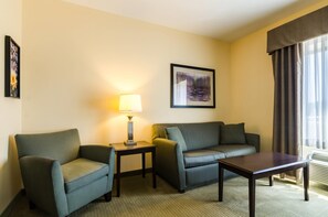 Suite, Multiple Beds, Accessible, Non Smoking | Pillowtop beds, desk, iron/ironing board, free cribs/infant beds