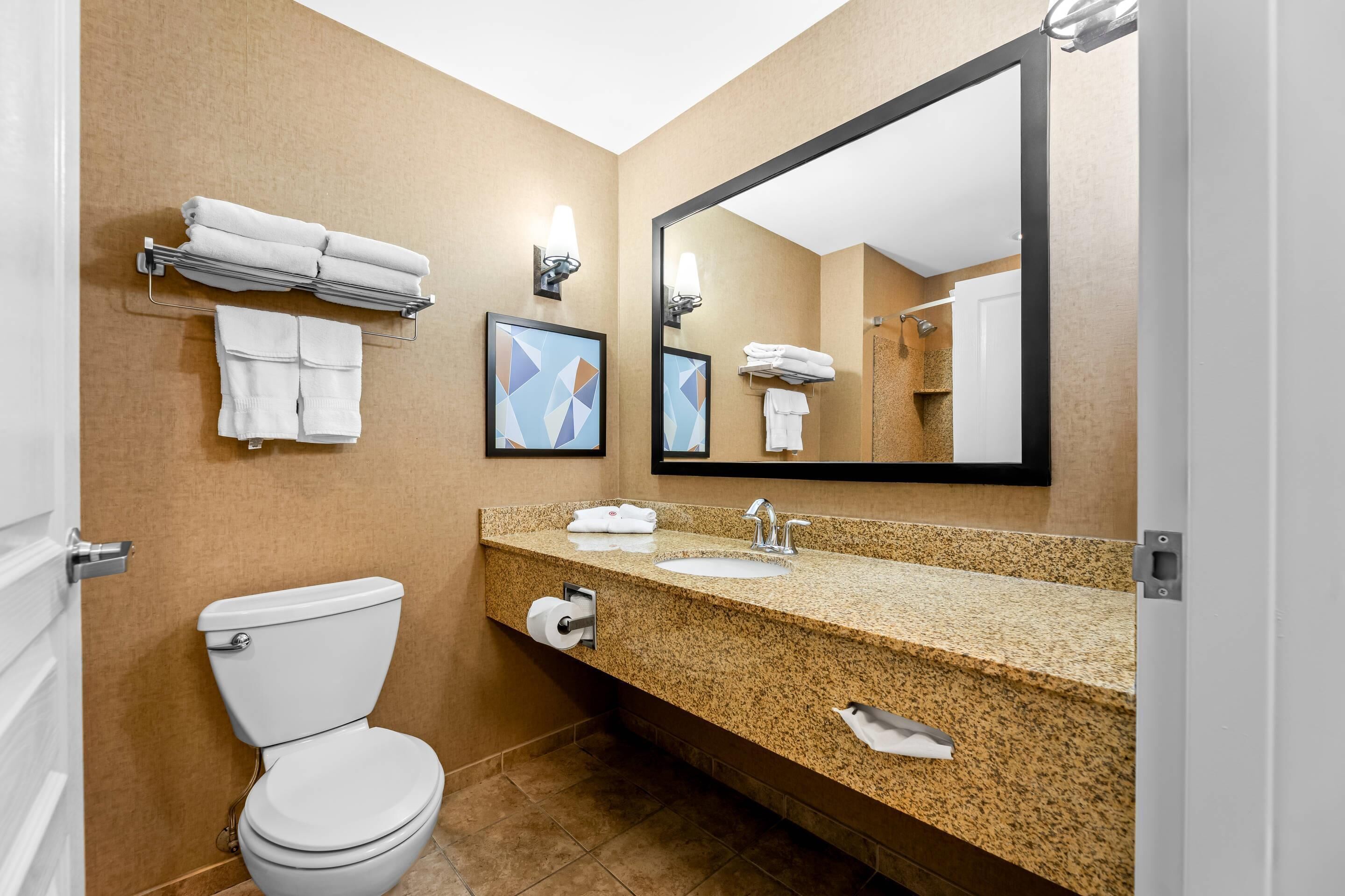 Suite, Non Smoking | Pillowtop beds, desk, iron/ironing board, free cribs/infant beds