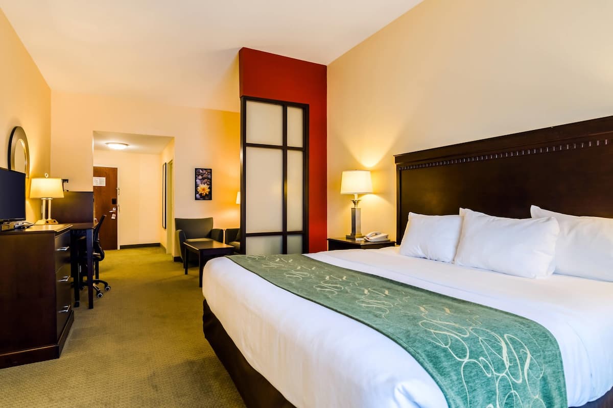 Suite, 1 Katil Raja (King) dengan Katil Sofa, Accessible, Non Smoking | Tilam berlapik, meja, seterika/papan seterika, katil bayi/kot (percuma)