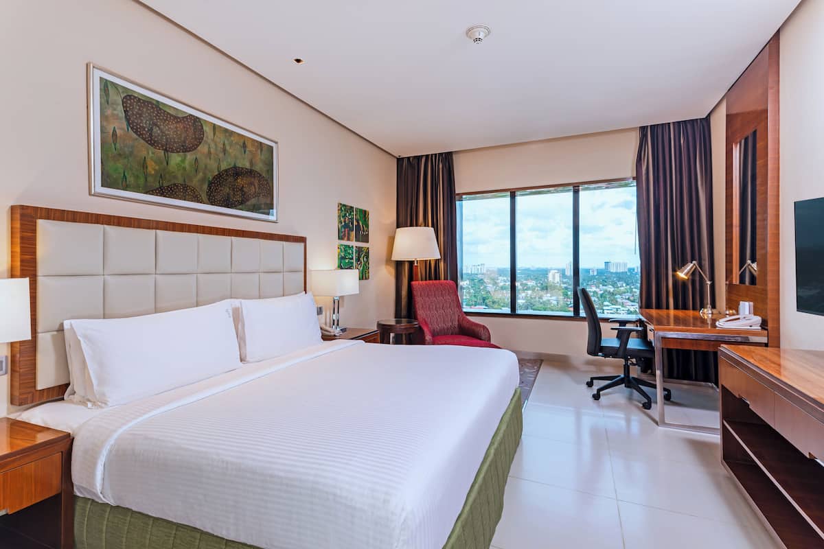 1 slaapkamer, luxe beddengoed, een minibar, een kluis op de kamer