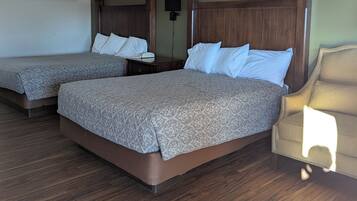 Premium Double Room, 2 Queen Beds | Premium bedding, pillowtop beds, desk, blackout drapes