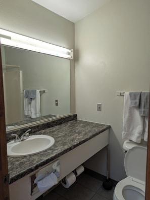 Premium Double Room, 2 Queen Beds | Bathroom