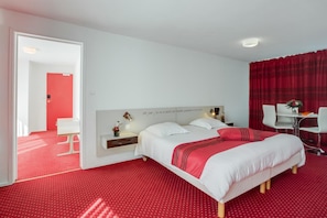 Minibar, in-room safe, blackout drapes, soundproofing