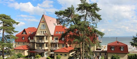 Overnatningsstedets facade