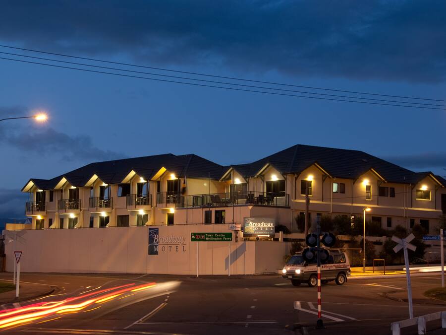 Front of property - evening/night