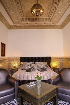 Deluxe-Suite (Casablanca) | 1 Schlafzimmer, Bettwäsche aus ägyptischer Baumwolle