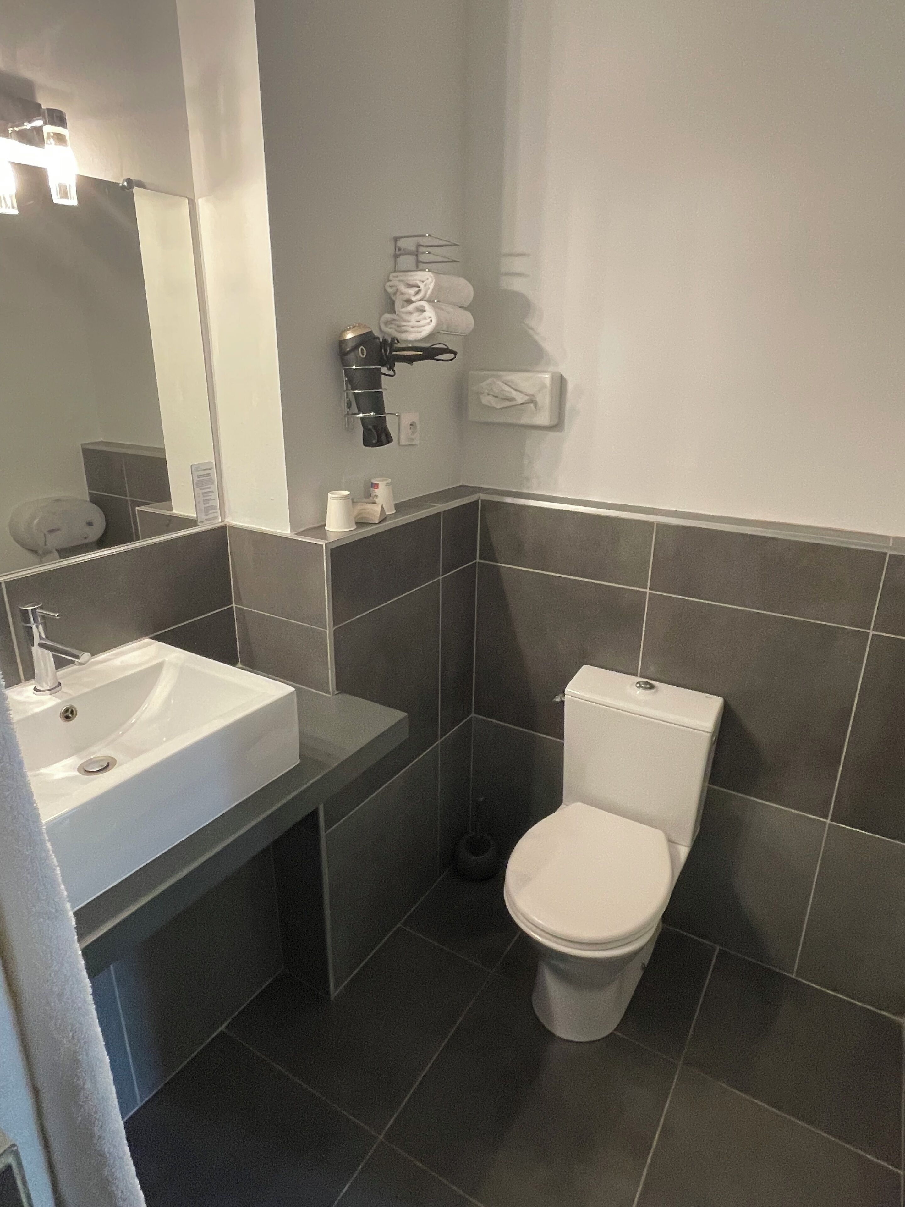 standard double room | bathroom | rainfall showerhead, free toiletries, hair dryer
