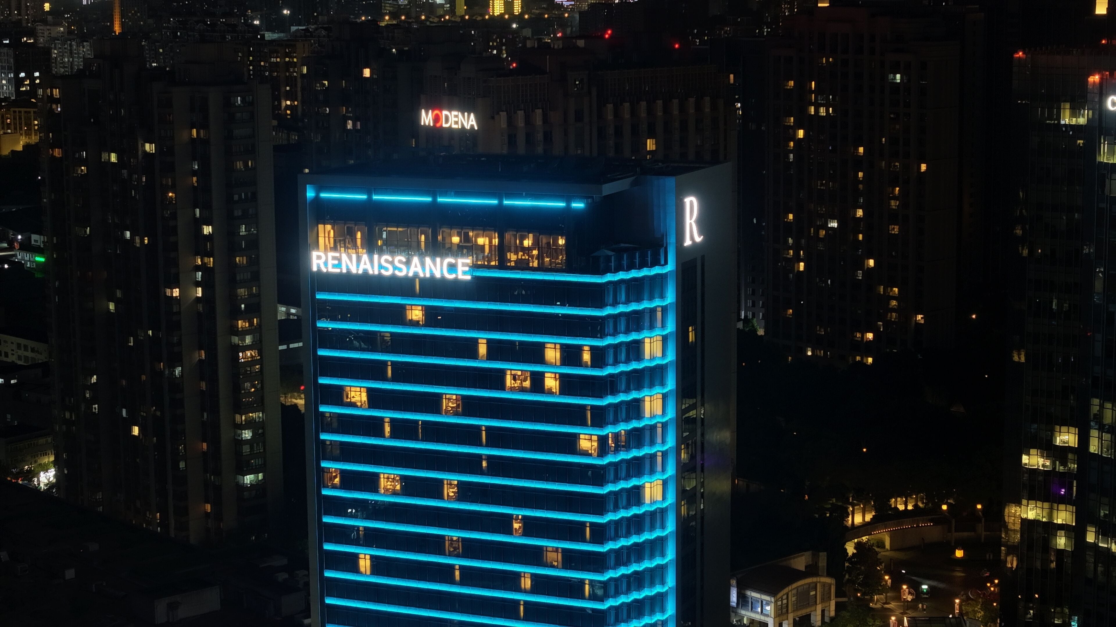 front of property – evening/night