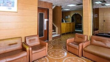 Sitteområde i lobbyen