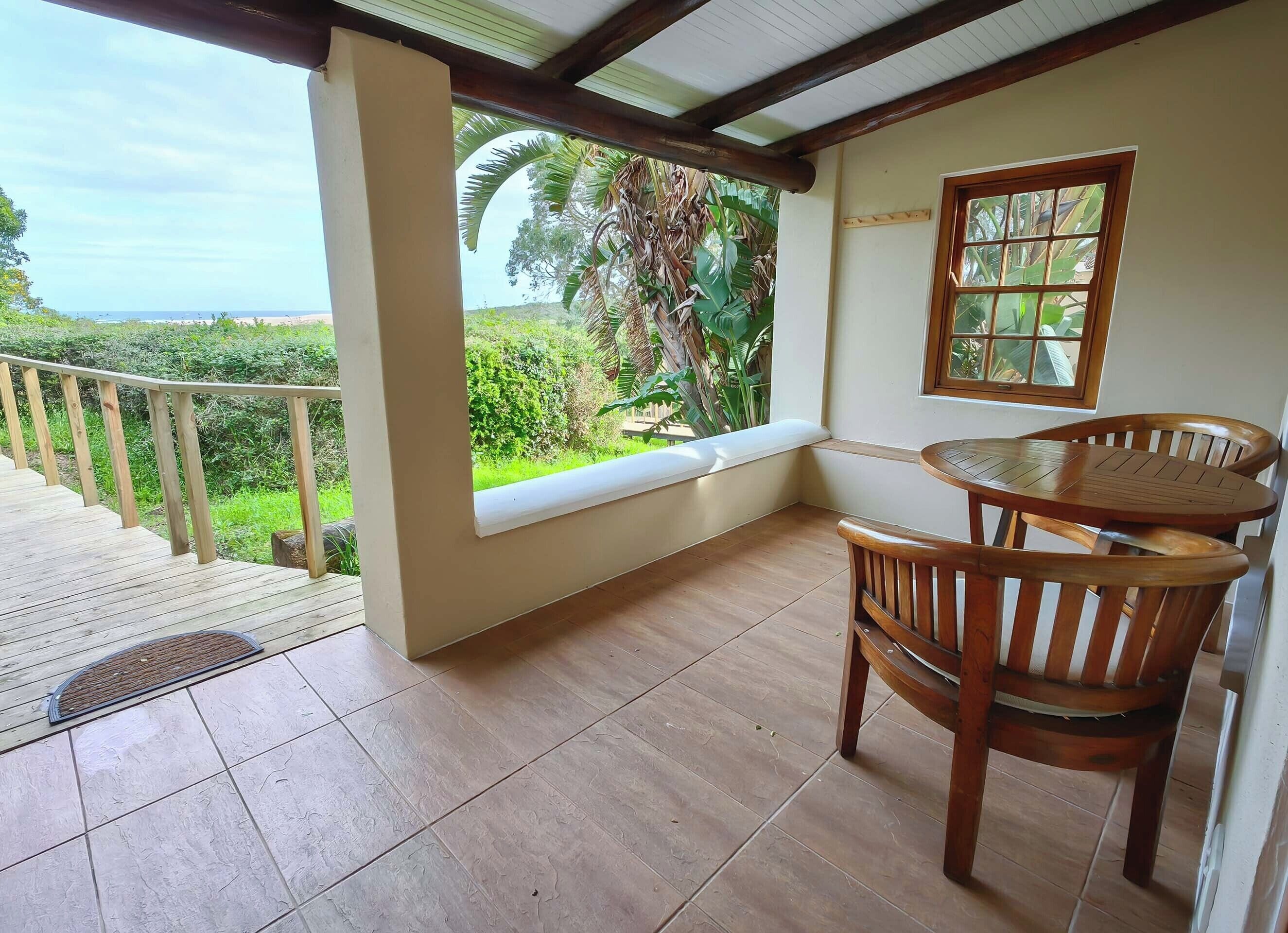 Luxury Chalet, 1 Bedroom, Beach View | Terrace/patio