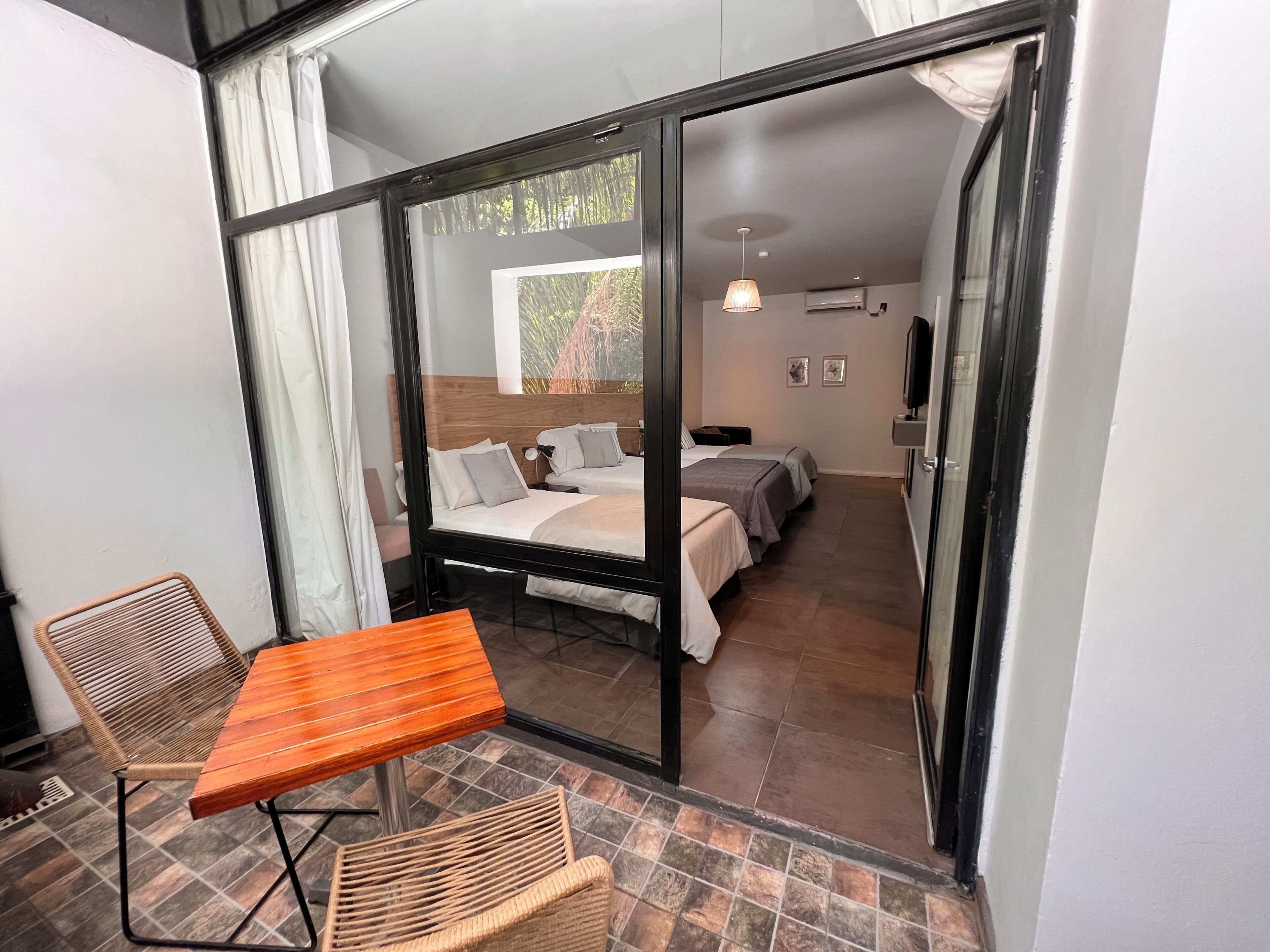 Premium Studio Suite, Balcony | Premium bedding, down comforters, pillowtop beds, minibar