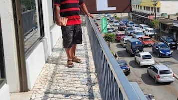 Blick von der Unterkunft