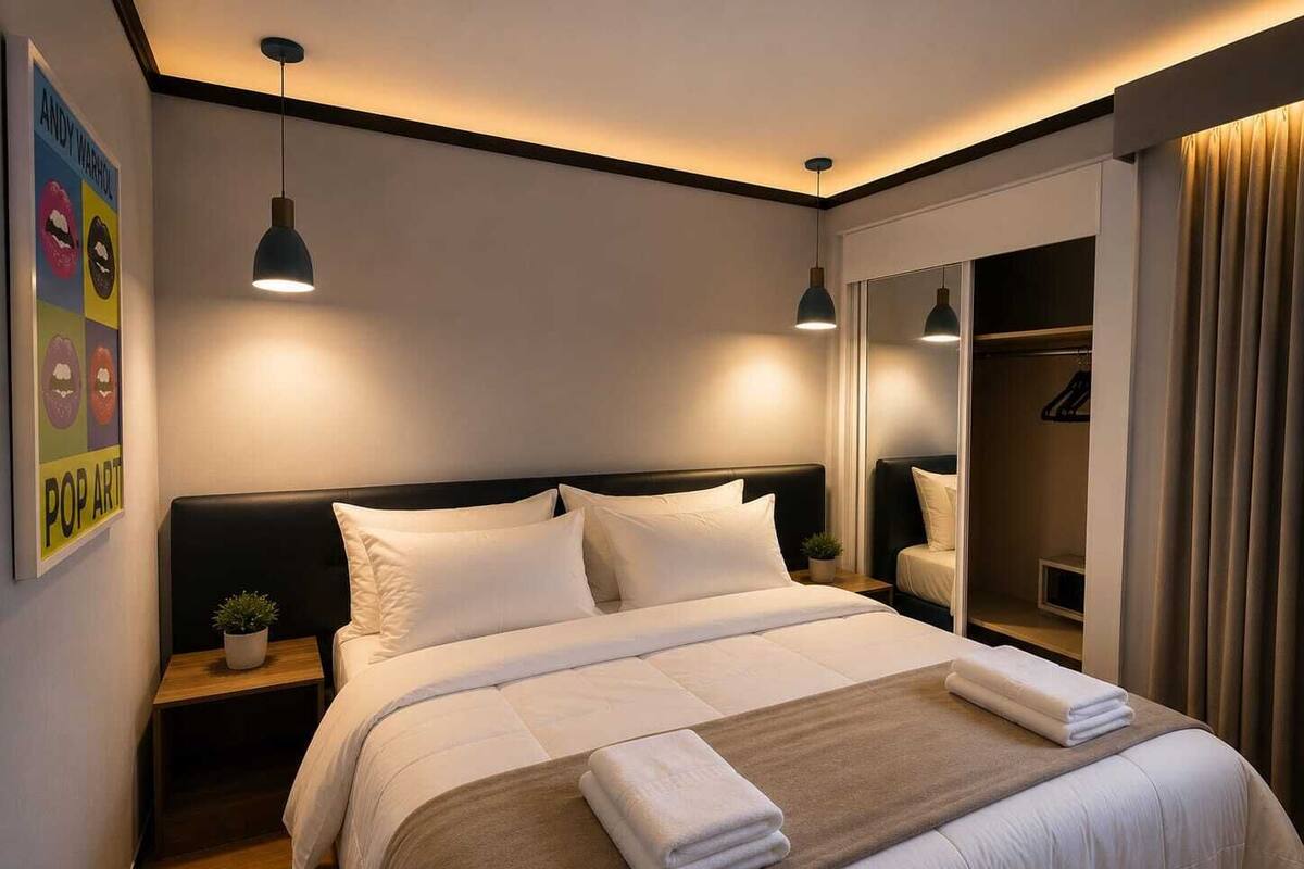 Minibar, in-room safe, blackout curtains, free cots/infant beds