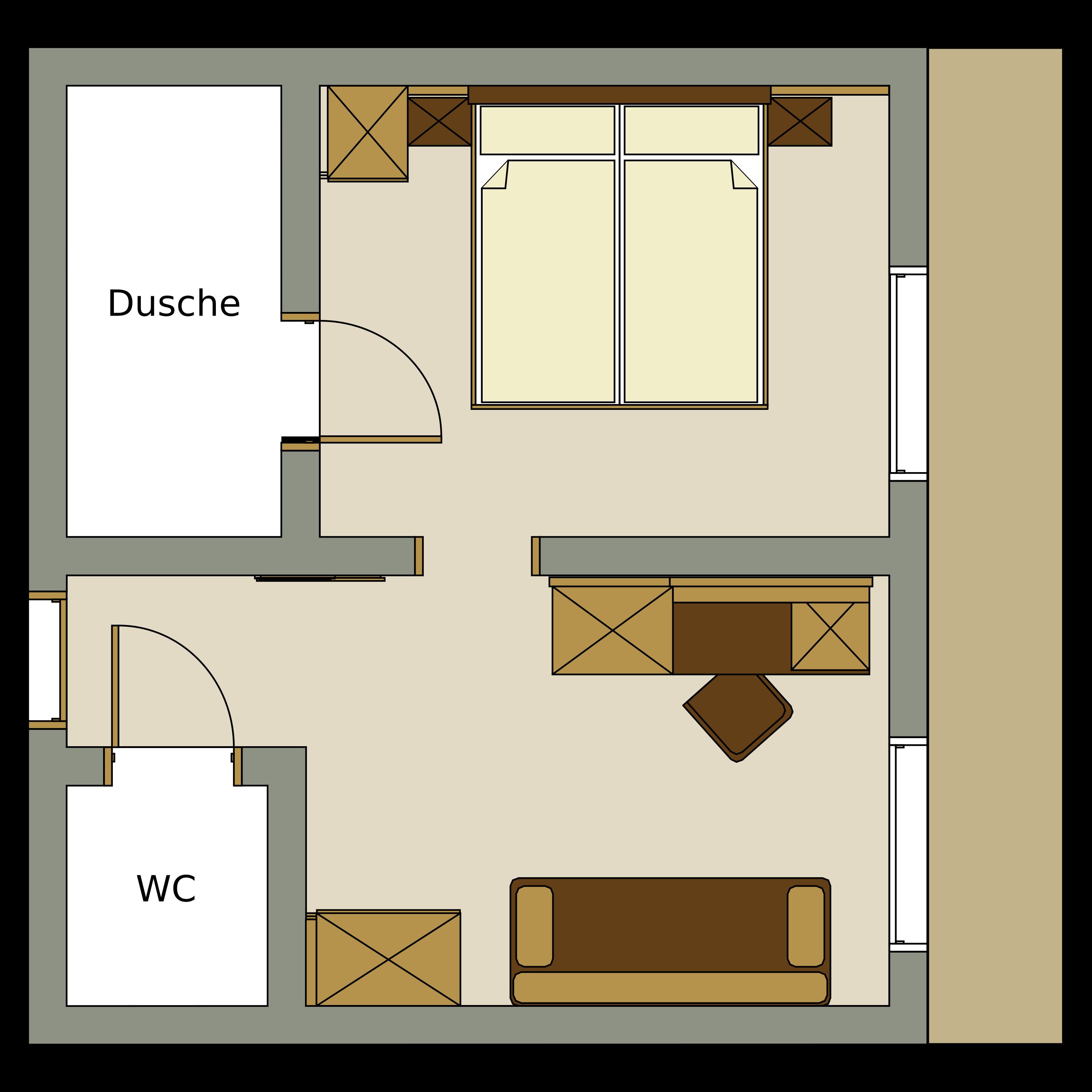 doppelzimmer | floor plan