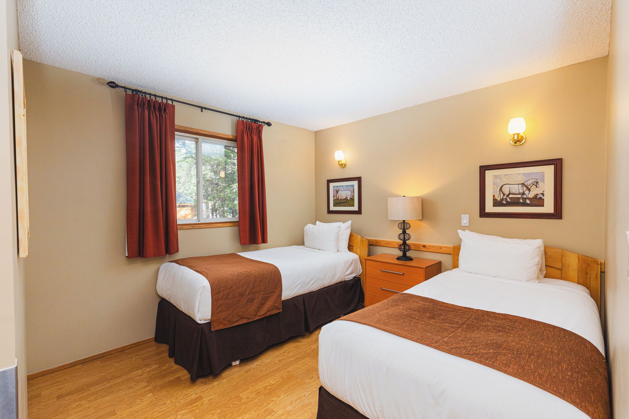 family chalet | down duvets, individually decorated, individually furnished