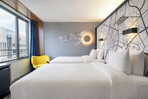 Standard Twin Room | Premium bedding, in-room safe, desk, blackout curtains - Pestana Brussels Schuman (Brussels)