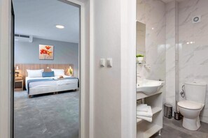 Bathtub, hair dryer