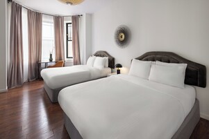 Room, 2 Queen Beds, Non Smoking | Premium bedding, free WiFi, bed sheets