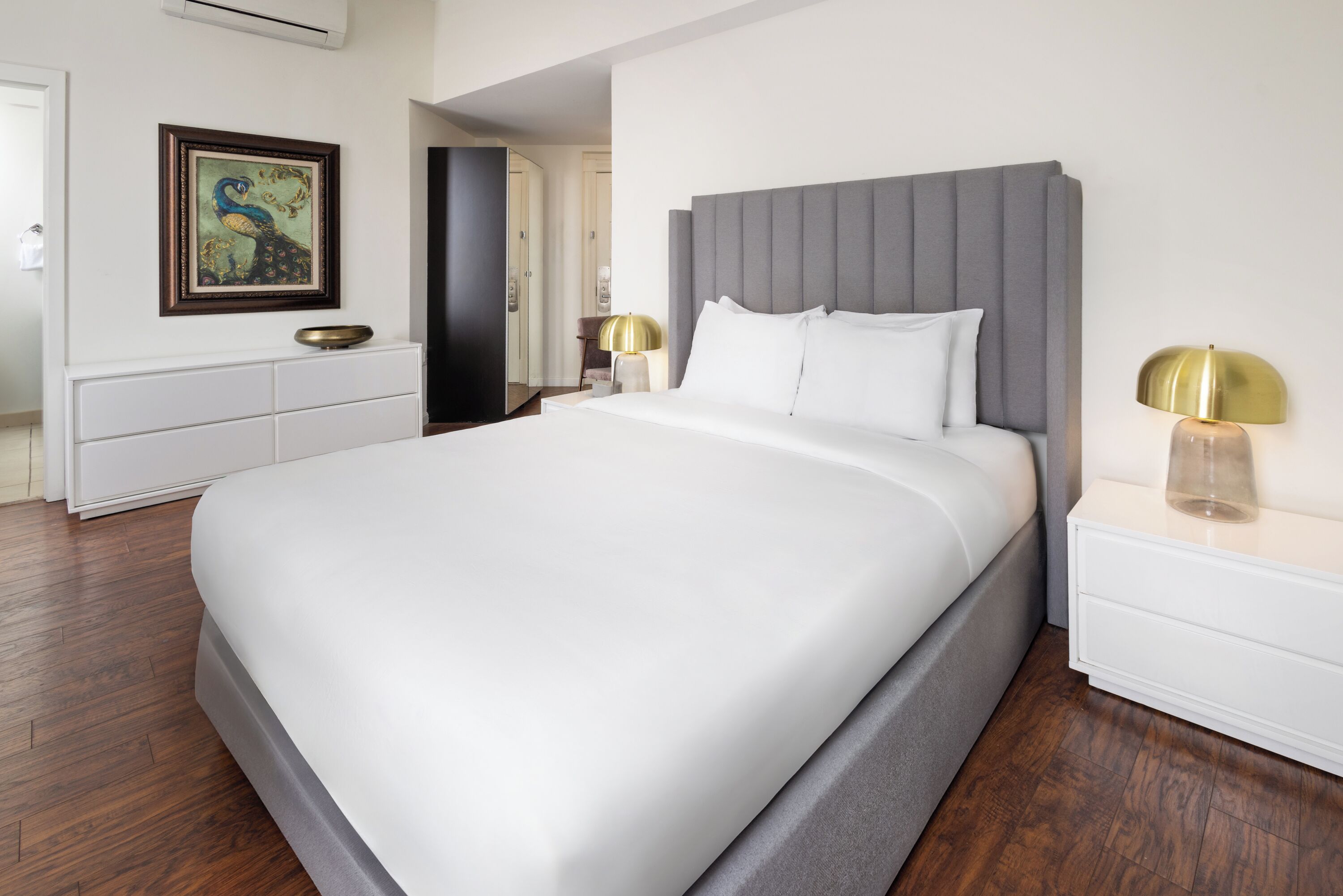 Premium bedding, free WiFi, bed sheets