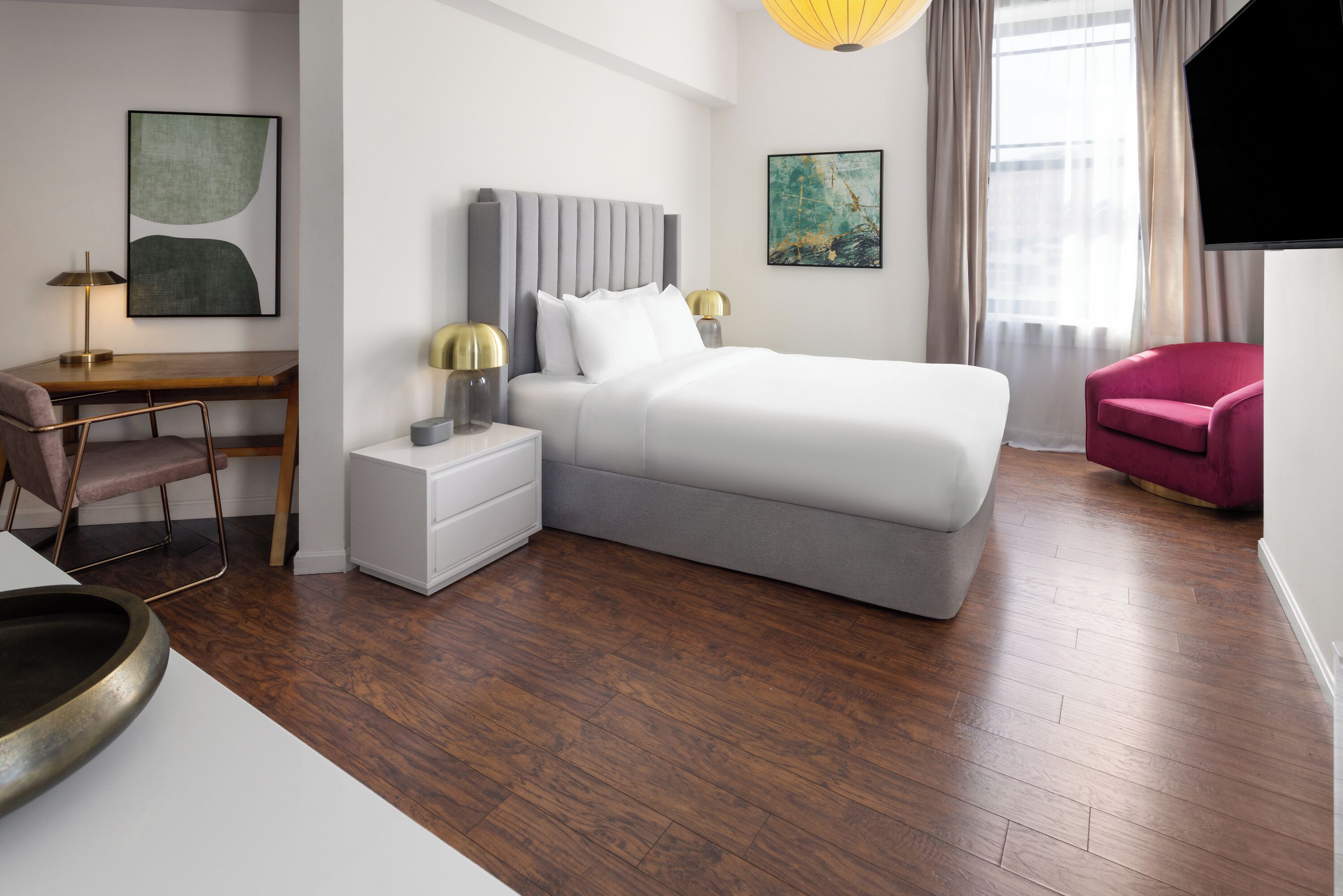 Premium bedding, free WiFi, bed sheets