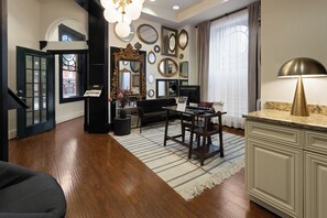 Sitteområde i lobbyen