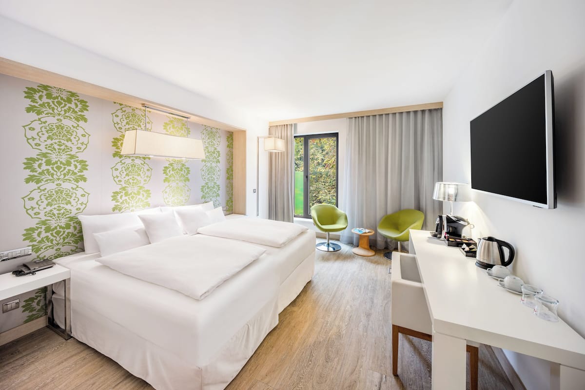 Ropa de cama hipoalergénica y minibar