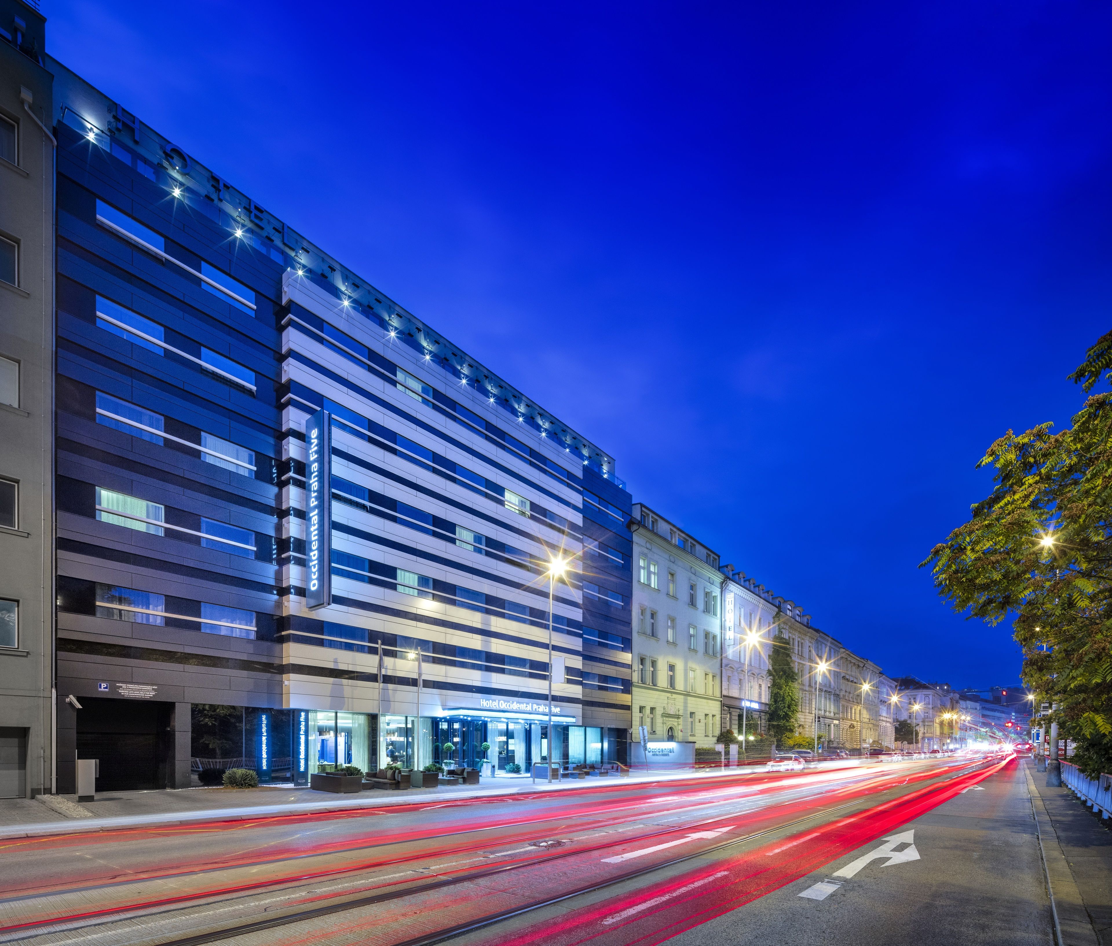 front of property – evening/night