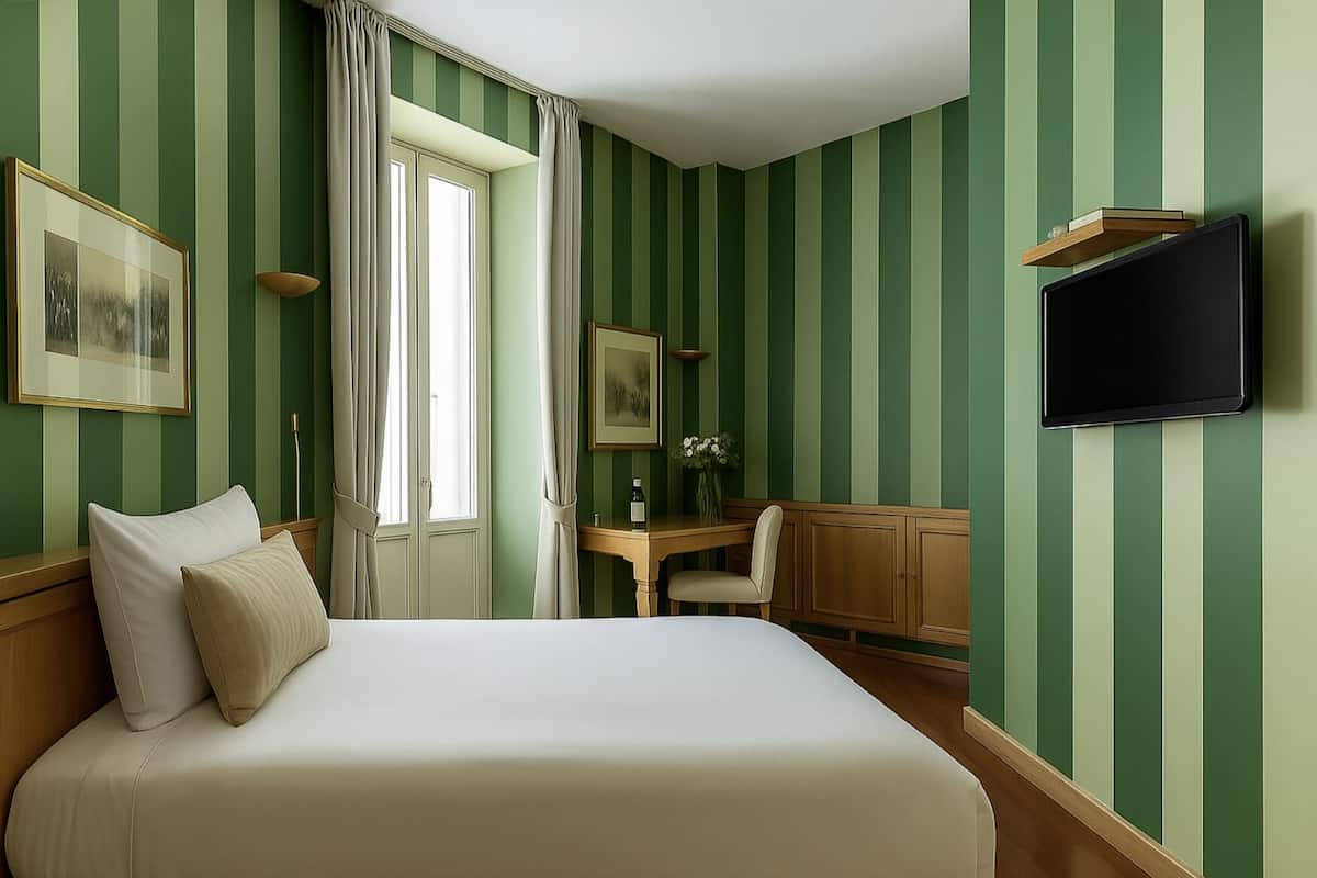 Klassieke eenpersoonskamer | 1 slaapkamer, luxe beddengoed, een minibar, een kluis op de kamer
