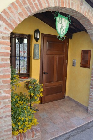 Entrée de l’hébergement