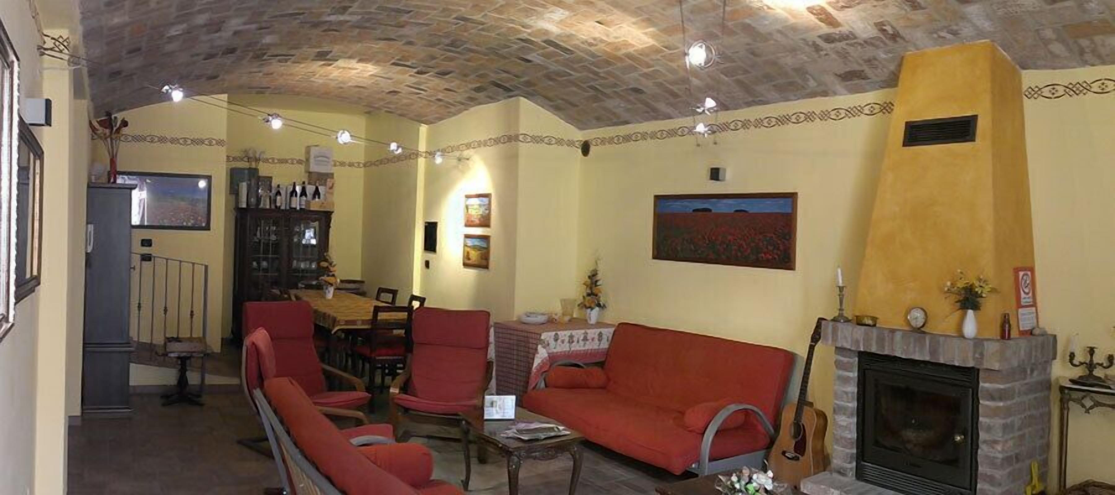 Coin salon dans le hall