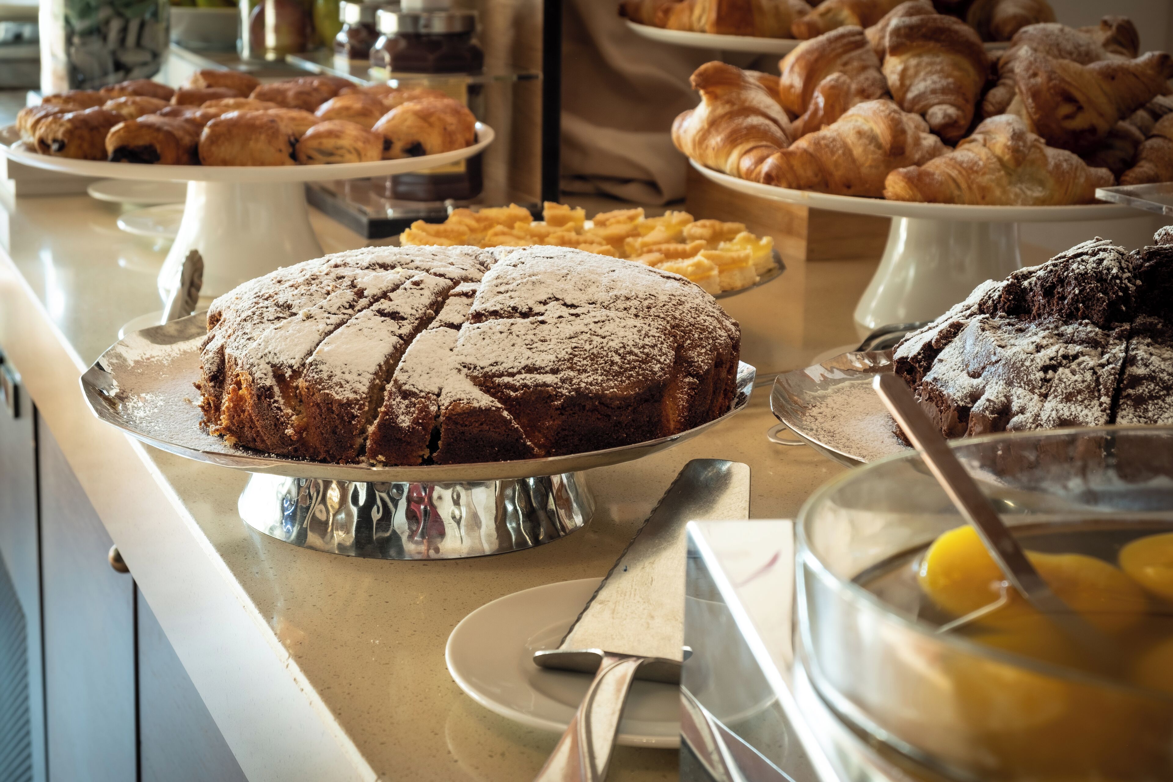 daily buffet breakfast (eur 15 per person)