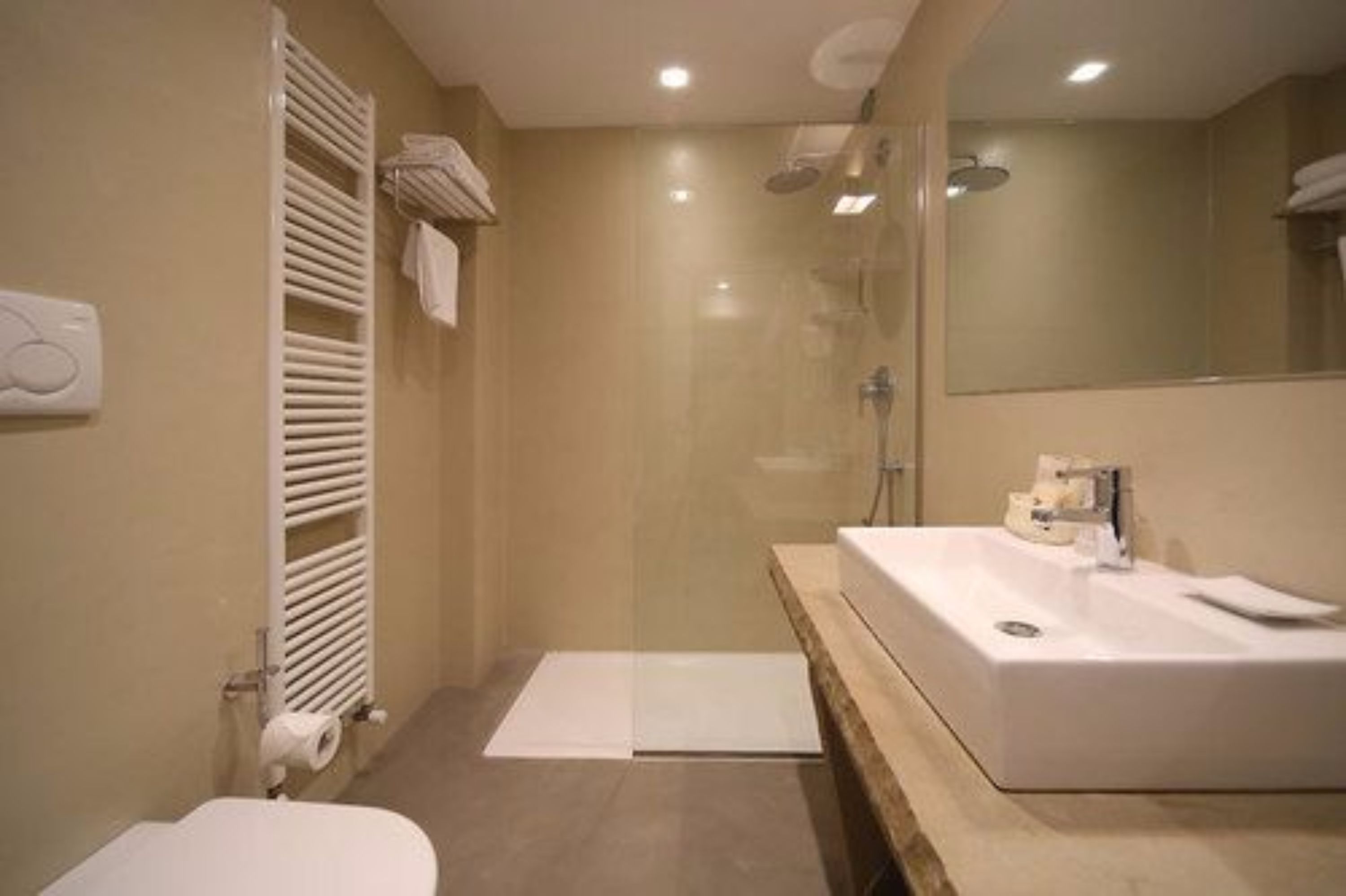 free toiletries, hair dryer, towels, soap