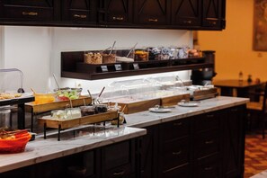 Daily buffet breakfast (EUR 9 per person)