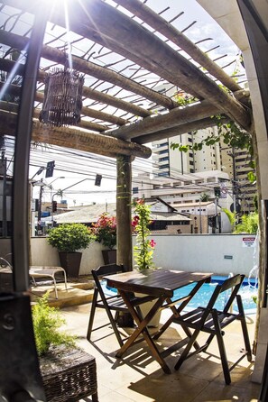 Outdoor dining - Ara Praia Hotel (Fortaleza)