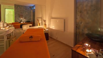 Behandelingskamers voor koppels, lichaamsbehandelingen, aromatherapie