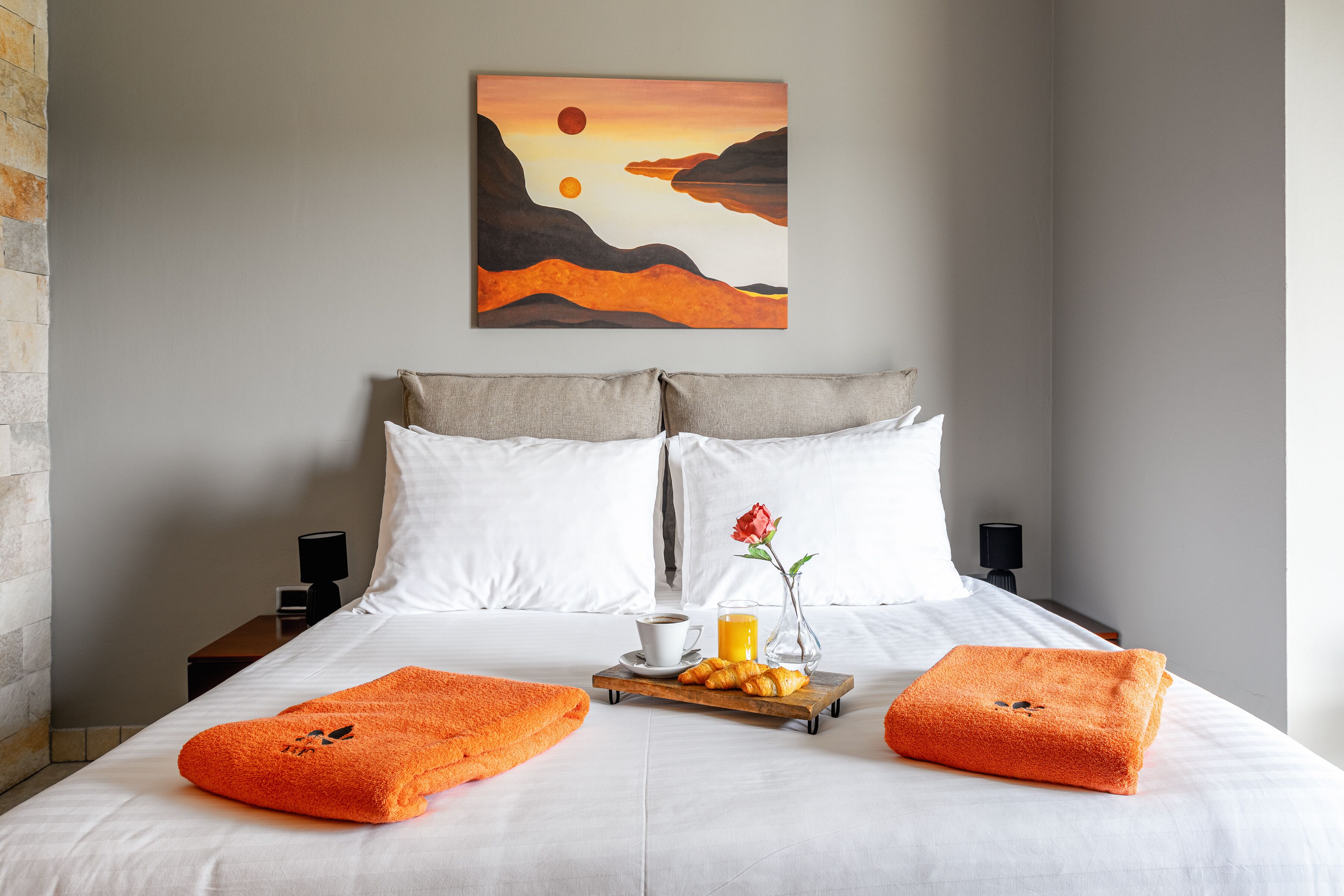 Habitación estándar, 1 cama matrimonial, vista al jardín, en esquina | Ropa de cama de alta calidad, camas Select Comfort y minibar 